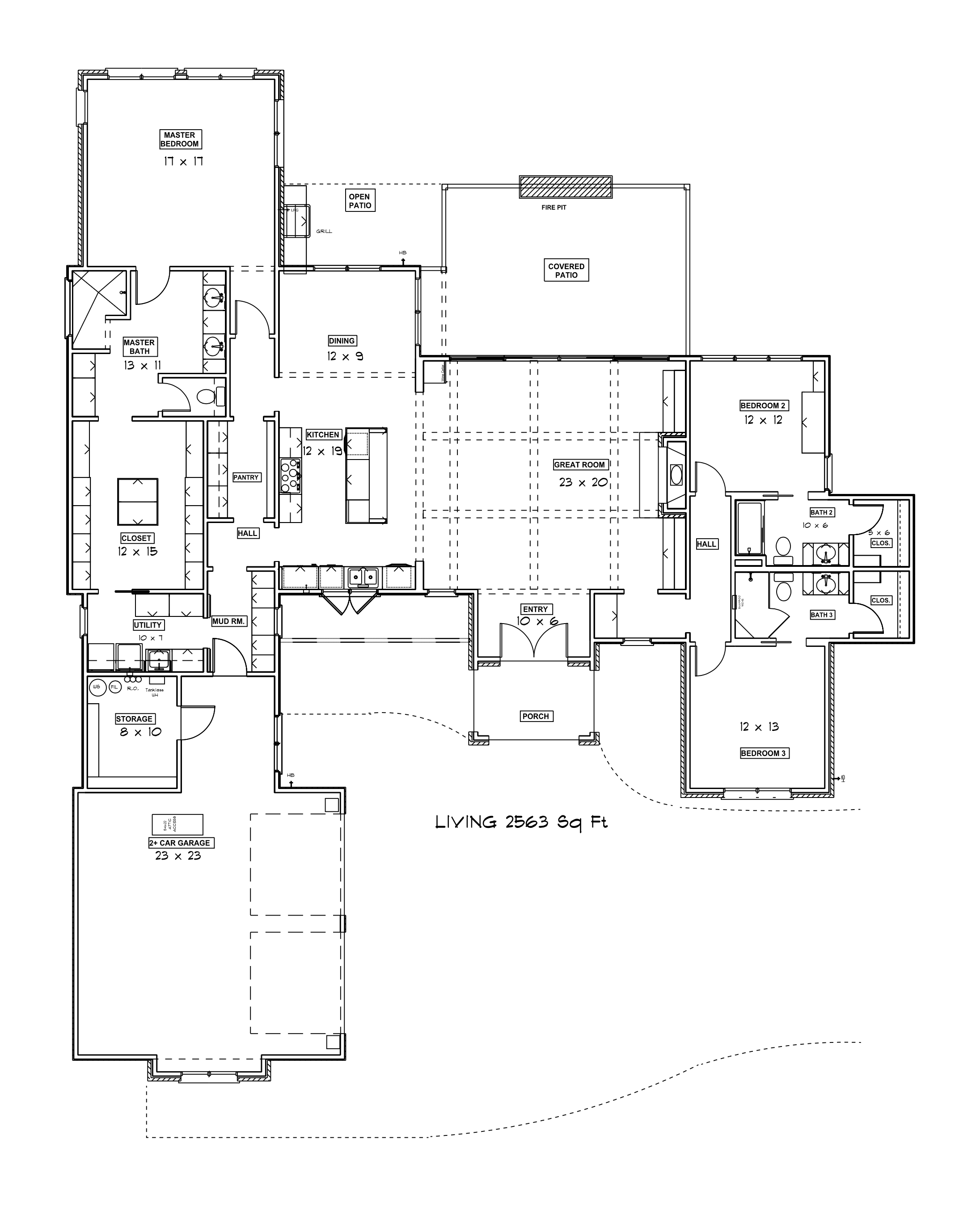 2563 Market Plan custom floor plans