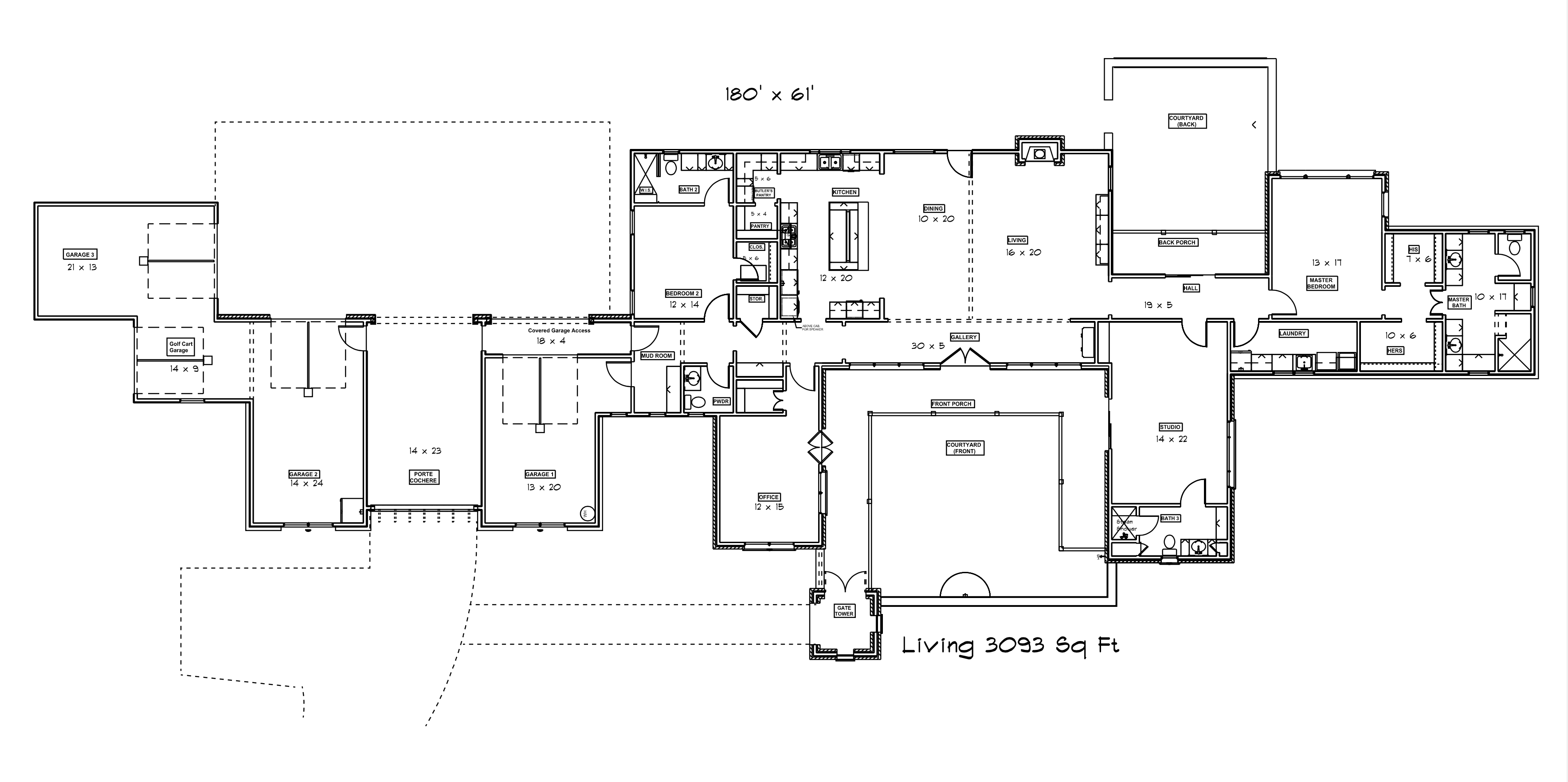 3093 Market Plan custom home floor plans